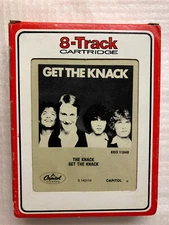 *** THE KNACK GET THE KNACK 8 TRACK TAPE NEW SPLICE SUPER NICE ***