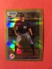 2010 Bowman Chrome Prospects Gold Refractor #BCP156 Kevin Mahoney #/50 - Yankees