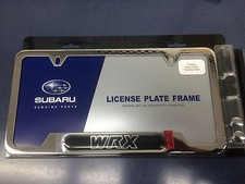 Oem Genuine Subaru Impreza Wrx Logo Chrome License Plate Frame Soa342l122 New Oem Genuine Subaru Impreza Wrx Logo Chrome License Plate Frame Soa342l122 New