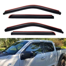 In-Channel Window Vent Visor Deflector for 2017-2025 Ford F-150 Raptor SuperCrew