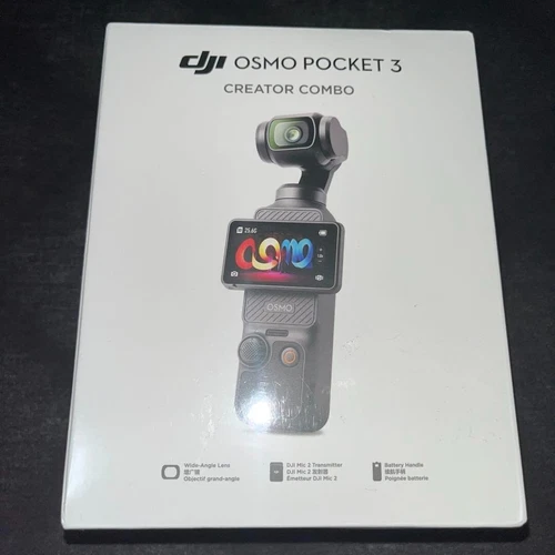 DJI Osmo Pocket 3-Axis Stabilizer and 4K Handheld Camera CREATOR COMBO New