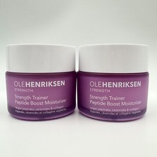 2 x Ole Henriksen Strength Trainer Peptide Boost Moisturizer 50ml/1.7oz Full Sz
