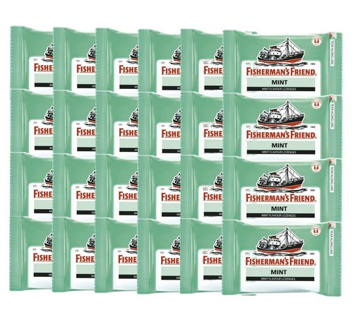 12, 24 sapori di zecca Fisherman's Friend losanghe sollievo dalla tosse, mal di gola 25 g - Foto 17 di 19