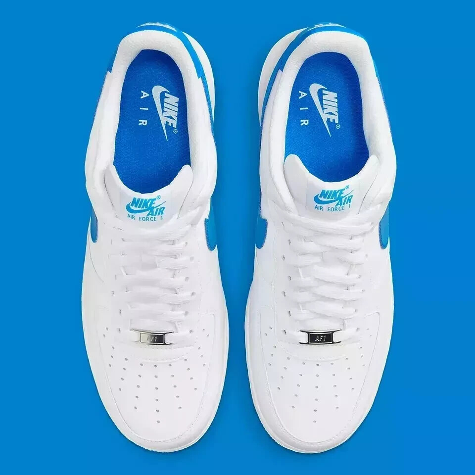 NIKE Air Force 1 '07 White/Photo Blue-White FJ4146-103 MEN'S SIZE