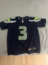 Mens Seattle Seahawks Russell Wilson #3 Blue Limited Jersey C Pth