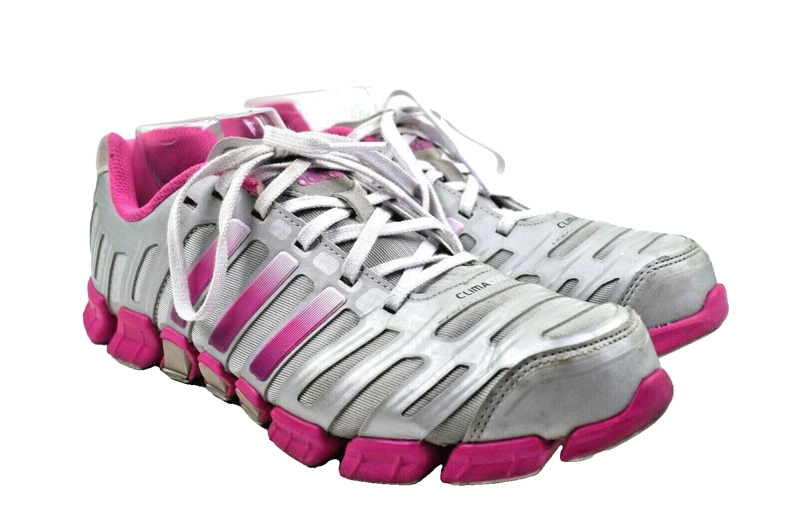 Adidas Clima Cool Ultra X scarpa da corsa donna taglia 9 5 rosa grigia atletica passeggio