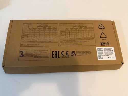 New HP Black Keyboard And Mouse Kit USB Wired 928923-001 ASSY BLK Cheddar - Picture 2 of 7