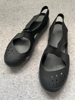 CROCS Swiftwater Wave jelly sandals water shoes size UK (7 US