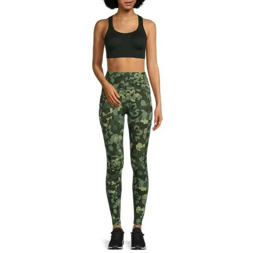 Avia Mujeres Core Performance Leggings Pantalones de Yoga con Bolsillos Camuflados Talla Pequeña Nuevo - Imagen 2 de 7