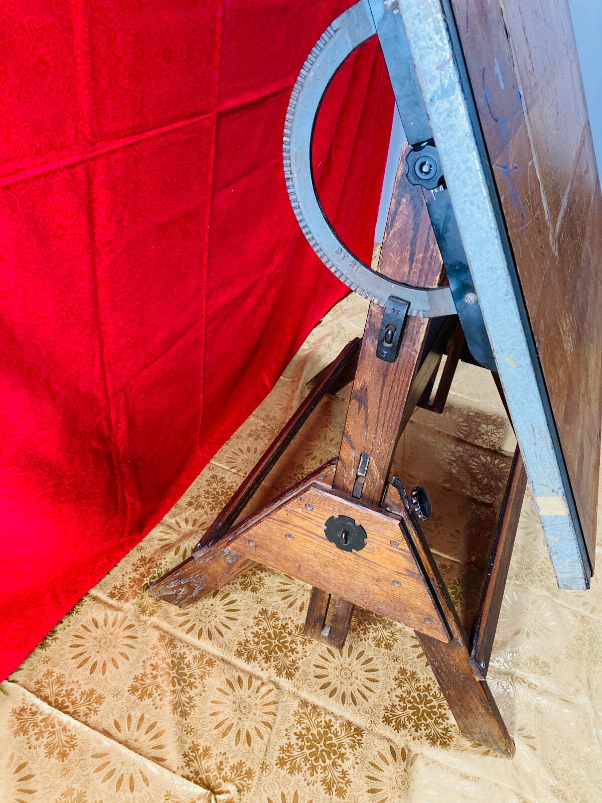 ANTIQUE/VINTAGE DRAFTING TABLE eBay