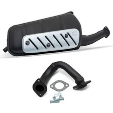 Auspuffanlage LeoVince Komplettanlage SITO PLUS, Stahl für Piaggio Sfera 50