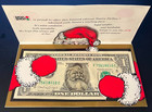 Limited Edition 1988 Santa Dollar $1 Bill Christmas/Ornament Stop & Shop Boston