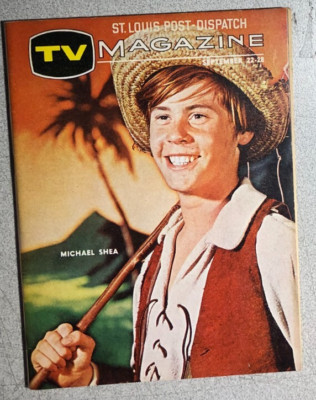 TV MAGAZINE St. Louis (MO) Post-Dispatch September 22, 1968 Michael Shea cover
