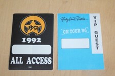 Ricky van Shelton - 2x Unused Backstage Pass - FREE SHIPPING - #1
