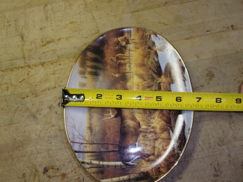 lot of 3 bradford exchange porcelain collector plates woodland tranquility 1994 - Picture 8 of 22