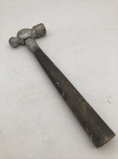 Vintage Wooden Handle Ball Peen Hammer Small 10" long Lightweight 12 oz.