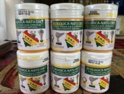 Natural Stevia Powder Sweetener 80g Original Ecologica Natu Diet Bolivia