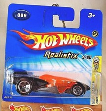 2005 Hot Wheels #9 First Editions-Realistix 9/20 FIRESTORM Black w/5Sp ShortCard