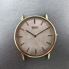 Seiko Watch Men 32mm Cream Dial Gold Tone Round 7800-8019 NO BAND New Battery