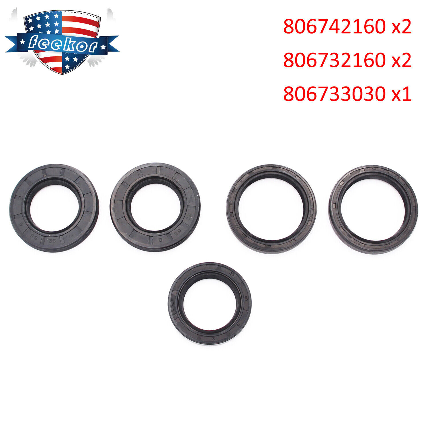 Cam & Crank Oil Seals Kit Fit for Subaru Impreza WRX STi Forester