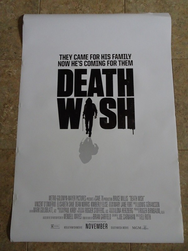DEATH WISH - MOVIE POSTER - ADVANCE