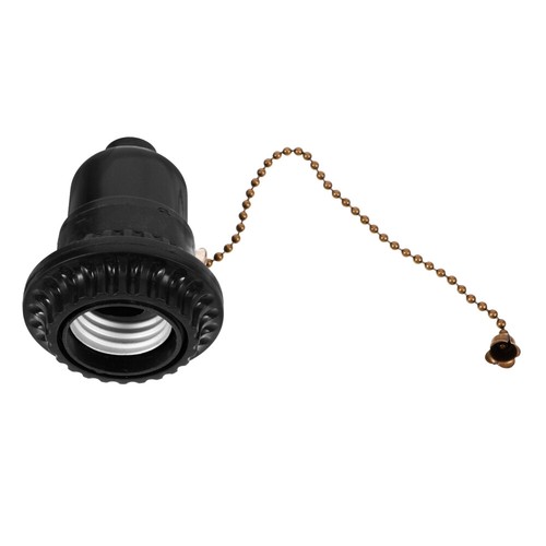 Desk Lamp Holder Socket Assembly and Replacement with Outlet Pull Chain - Picture 7 of 12