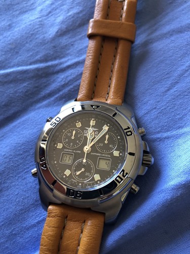 Cronografo Sector 250 Chrono Alarm Swiss Cronografo analogico digitale  Nuovo | eBay