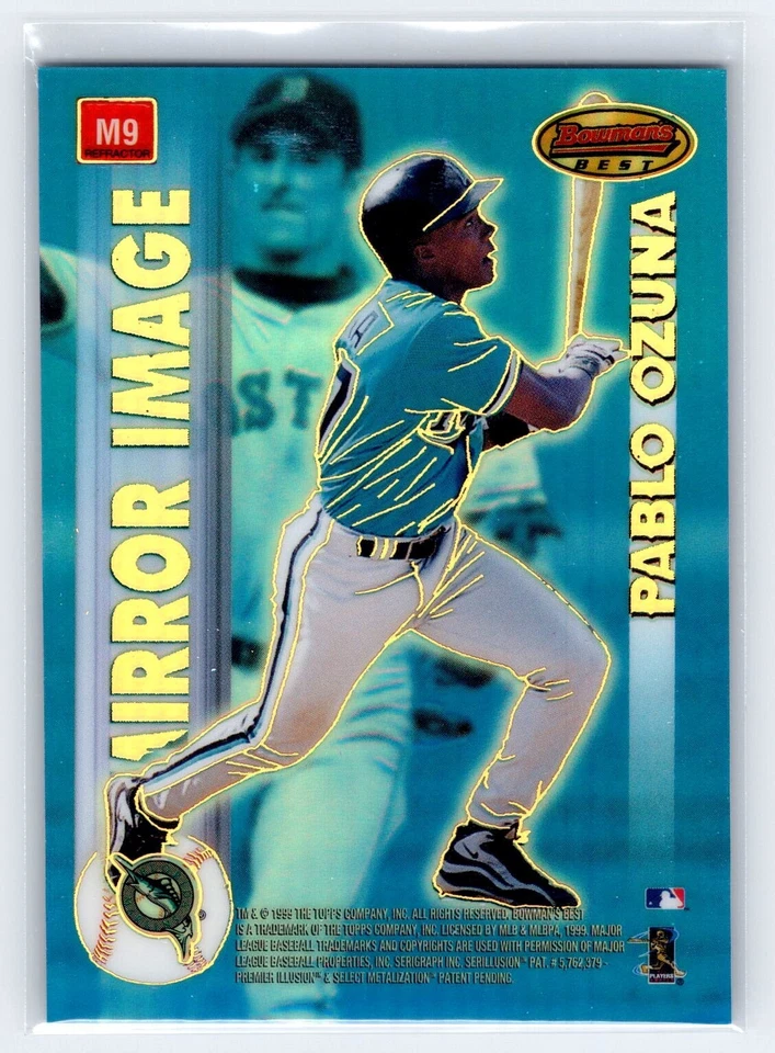 NOMAR GARCIAPARRA - PABLO OZUNA 1999 Bowman's Best REFRACTOR Imagen Espejo #M9 Foto 2 de 2