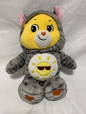 Care Bears Funshine Bear Kitty Cat Hoodie Costume Plush 12" Stuffed Animal 2021