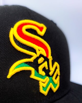 NWT Chicago White Sox 'RASTA' SOX New Era 59Fifty Fitted Hat