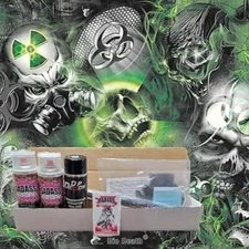 Hydro Dipping Kit- Colored Bio Death Film, Activator, Paints