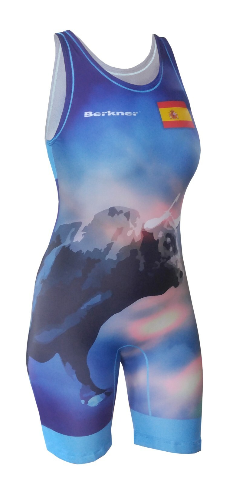 Женщины Испанская борцовская майка BERKNER wrestling jersey Представитель UWW 12490₽