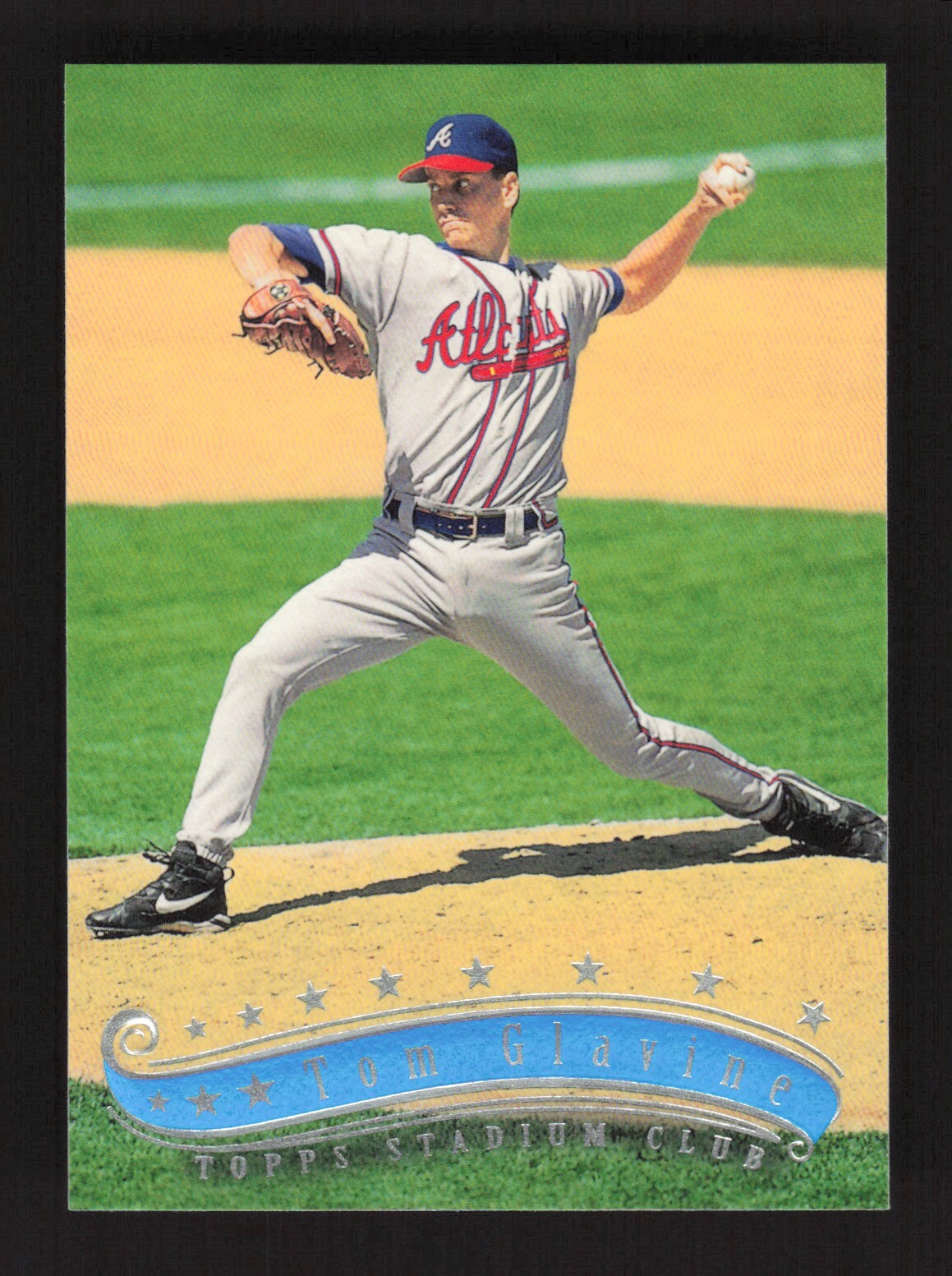 Tom Glavine #54 (Baseball Cards 1997 Stadium Club) — is it worth grading?
