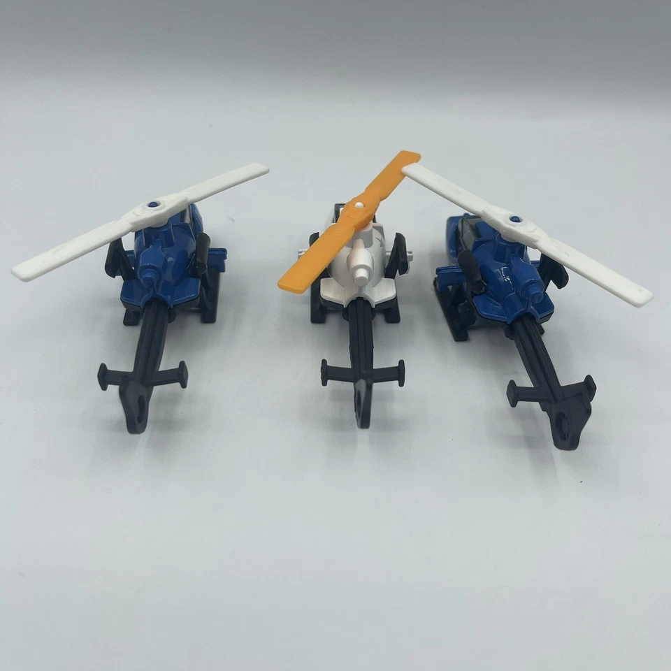 Lote de calcomanías de cola extensible Matchbox MB57 3 Mission helicóptero azul y blanco MB880 Foto 4 de 4