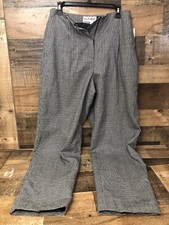 Vintage New Giorgio Sant  Angelo Women  s Plaid Pleated Pants Sz 12