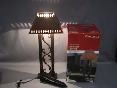 MALIBU LOW VOLT LANDSCAPE LIGHT ANTIQUE COPPER OIL RUBBED BRONZE FINISH CS7AC1