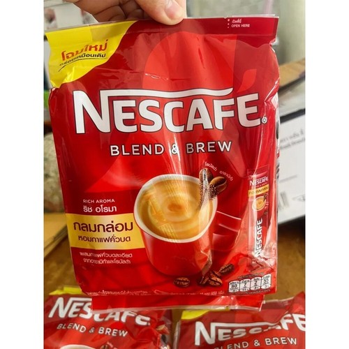 Nescafé "Rich Aroma" Blend & Brew café instantáneo 3 en 1 (27 sobres / paquete) - Imagen 2 de 10