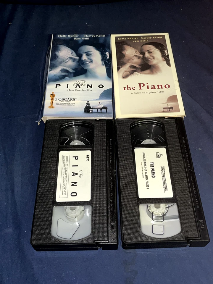 The Piano VHS, 1994 1993 tapes Holly Hunter, Harvey Keitel, Sam Neill Foto 4 de 4
