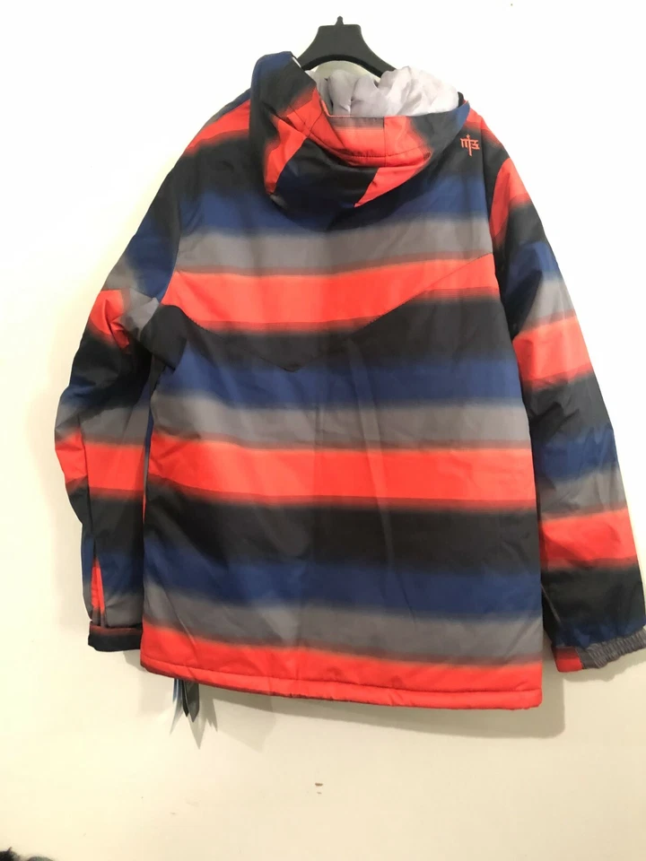 NWT Millennium Three Size XL Dry Climate Blue Orange Gray Hood Men Coat Jacket - Image 3 of 4