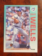 1992 Fleer David Wells #345 Toronto Blue Jays / Yankees LEGEND Perfect Game NM-M