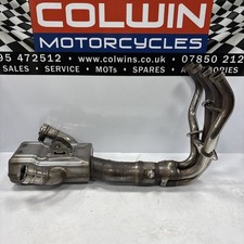 GENUINE KAWASAKI Z1000 ZR1000 2010-13 EXHAUST DOWNPIPES HEADERS (UNDER 9K MILES)
