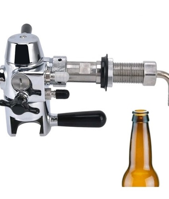 #ad Beer Bottle Filler No Foam Counter Pressure Bottle Filler with Removable Equip $98.10