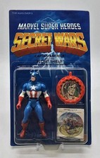 1984 Mattel Secret Wars CAPTAIN AMERICA Marvel Super Heroes NEW Sealed Unpunched