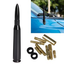 Black Bullet Antenna 50 Cal Caliber For Chevy Gmc Truck Suv Silverado Sierra Us