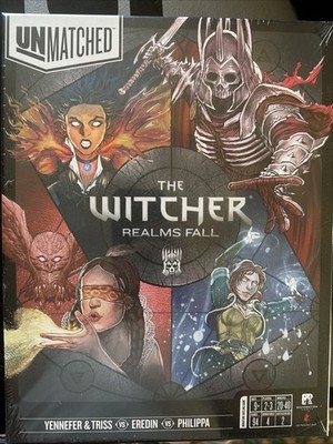 Unmatched: The Witcher Realms Fall - Board Game Brand. SEALED I3