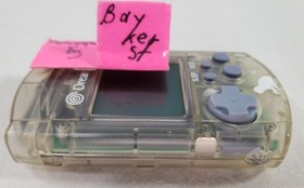 Official SEGA Dreamcast SEAMAN white clear VMU HKT-7000 with batteries Sea man