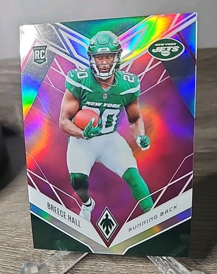 2022 Panini Phoenix - Rookies Breece Hall #114 Pink 125/199 (RC)    J-E-T-S. 