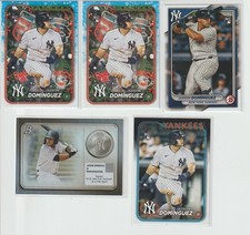 5 CARD ASSORTED JASSON DOMINGUEZ ROOKIE LOT !  NEW YORK YANKEES !
