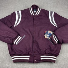 Holloway Blank Letterman Jacket Men XXL Maroo...