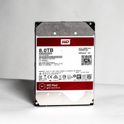8TB WD, Western Digital, Red, NAS, 3.5'' SATA HDD, 7200RPM, Hard Drive, WD80EFAX